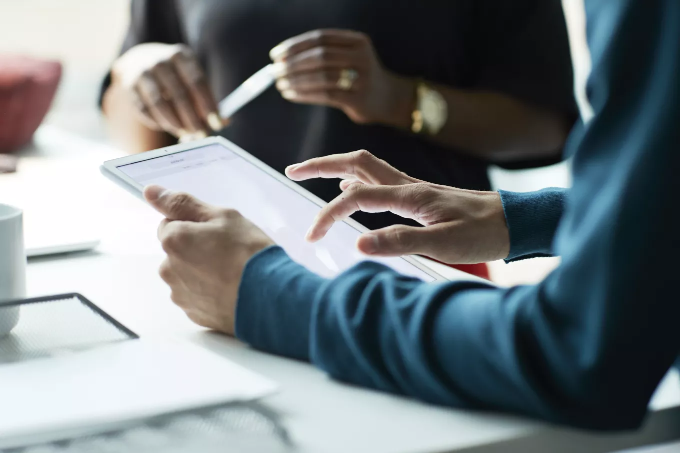 utiliser une tablette au bureau