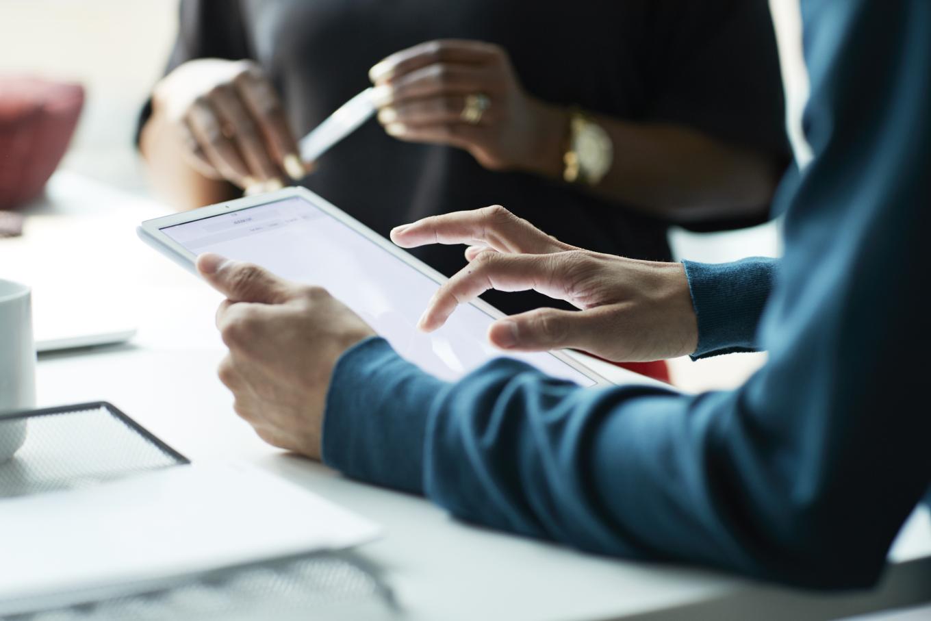 utiliser une tablette au bureau